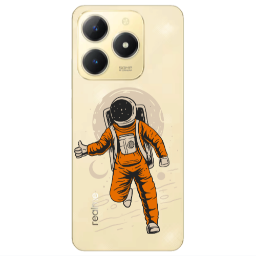 Realme C61 Hitchhike Transparent Silicone TPU Θήκη