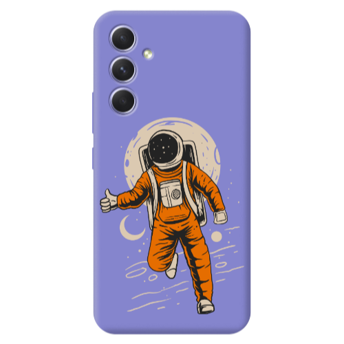 Samsung A56 Hitchhike Purple Colored Silicone TPU Θήκη