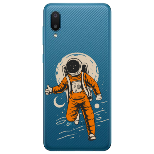 Samsung A02 Hitchhike Transparent Silicone TPU Θήκη
