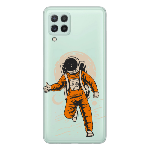 Samsung A22 4G Hitchhike Transparent Silicone TPU Θήκη
