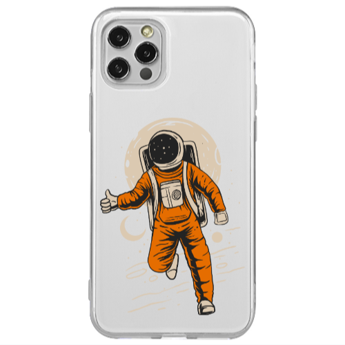 Apple iPhone 12 Pro Hitchhike Transparent Silicone TPU Θήκη