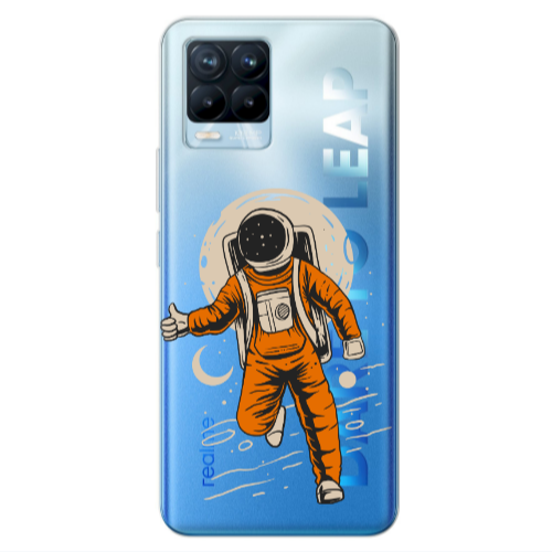 Realme 8 Pro Hitchhike Transparent Silicone TPU Θήκη