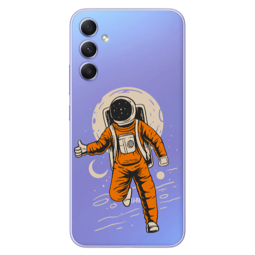 Samsung A34 Hitchhike Transparent Silicone TPU Θήκη