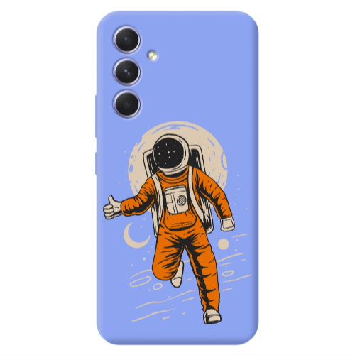 Samsung A54 Hitchhike Light Purple Colored Silicone TPU Θήκη