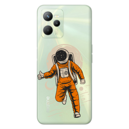 Realme C35 Hitchhike Transparent Silicone TPU Θήκη