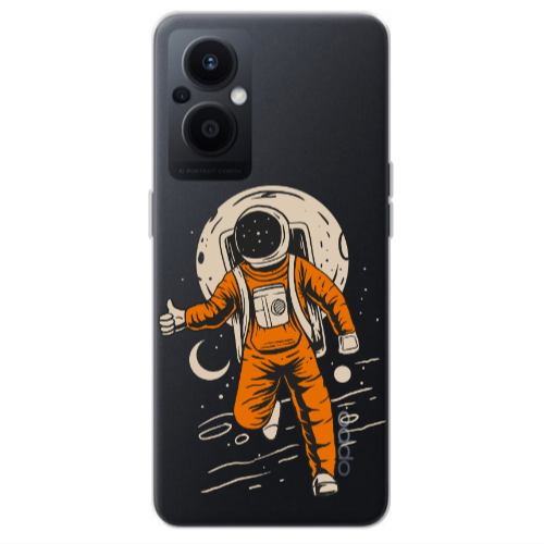 Oppo Reno 7 Lite Hitchhike Transparent Silicone TPU Θήκη