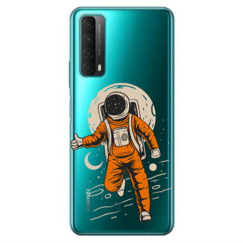 Huawei P Smart 2021 Hitchhike Transparent Silicone TPU Θήκη