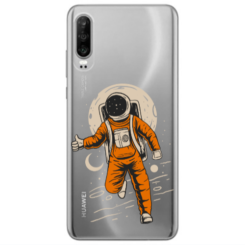 Huawei P30 Hitchhike Transparent Silicone TPU Θήκη