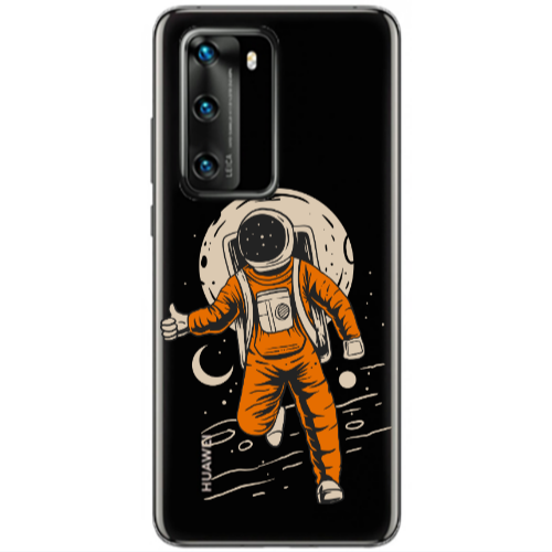 Huawei P40 Hitchhike Transparent Silicone TPU Θήκη