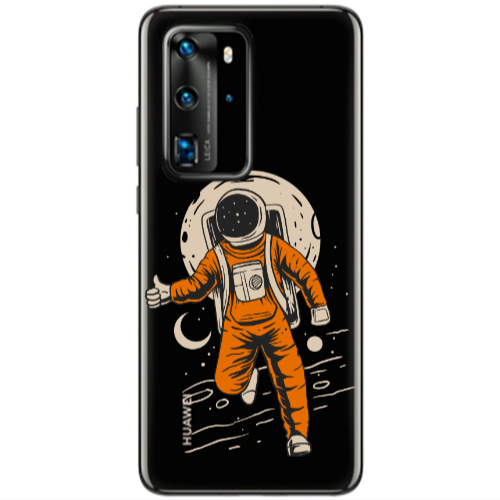 Huawei P40 Pro Hitchhike Transparent Silicone TPU Θήκη