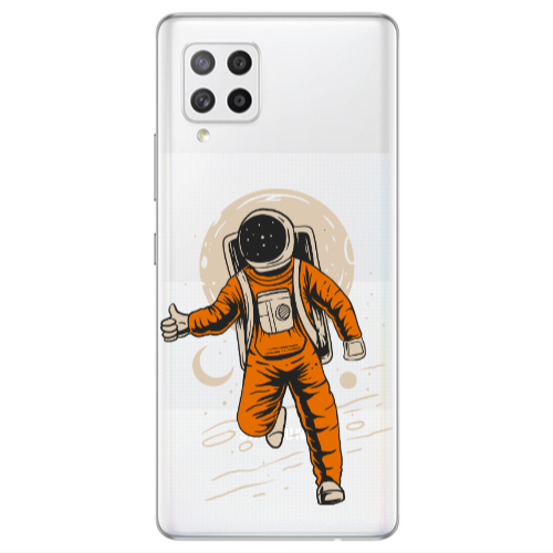 Samsung A42 5G Hitchhike Transparent Silicone TPU Θήκη