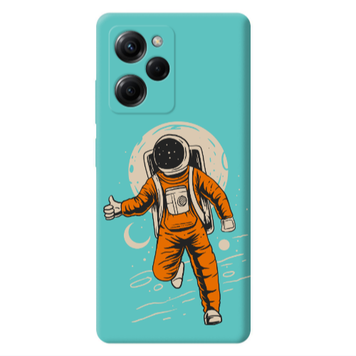 Xiaomi Poco X5 Pro Hitchhike Turquoise Colored Silicone TPU Θήκη