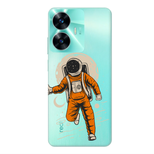Realme C55 Hitchhike Transparent Silicone TPU Θήκη