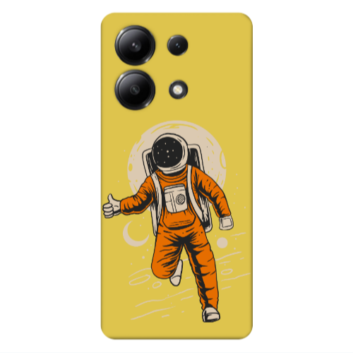 Xiaomi Redmi Note 13 4G Hitchhike Yellow Colored Silicone TPU Θήκη