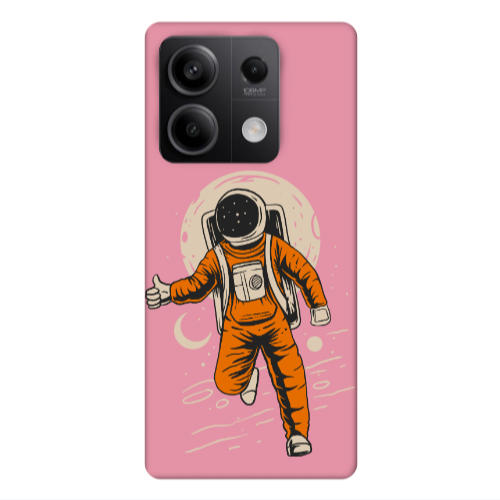 Xiaomi Redmi Note 13Pro 5G Hitchhike Pink Colored Silicone TPU Θήκη
