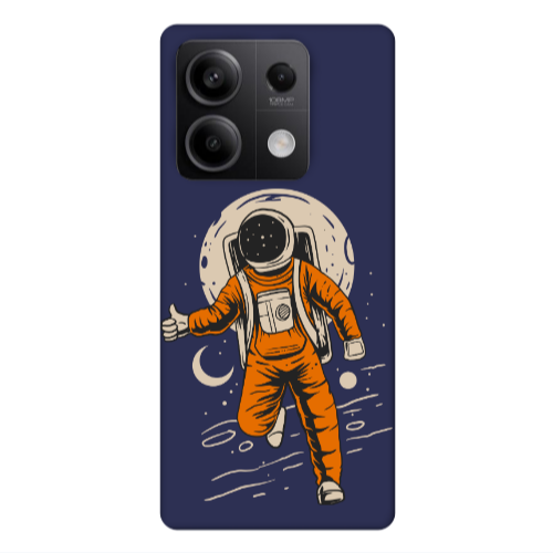Xiaomi Redmi Note 13Pro 5G Hitchhike Dark blue Colored Silicone TPU Θήκη