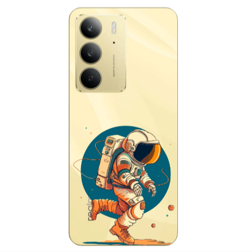 Realme C 75 Run Space Transparent Silicone TPU Θήκη