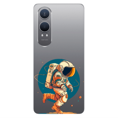 Oneplus Nord Ce 4 lite Run Space Transparent Silicone TPU Θήκη