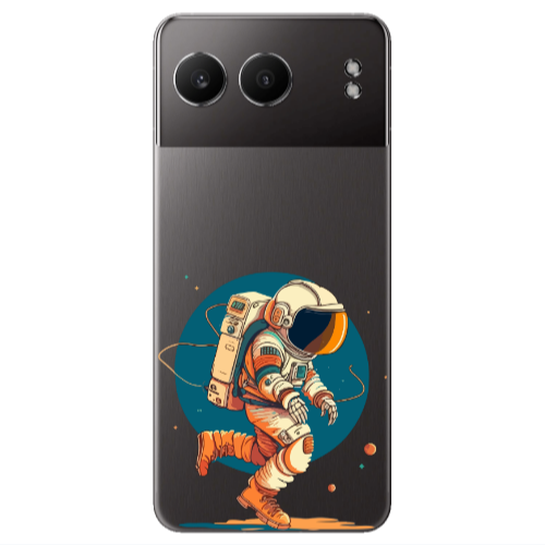 Oneplus Nord 4 Run Space Transparent Silicone TPU Θήκη