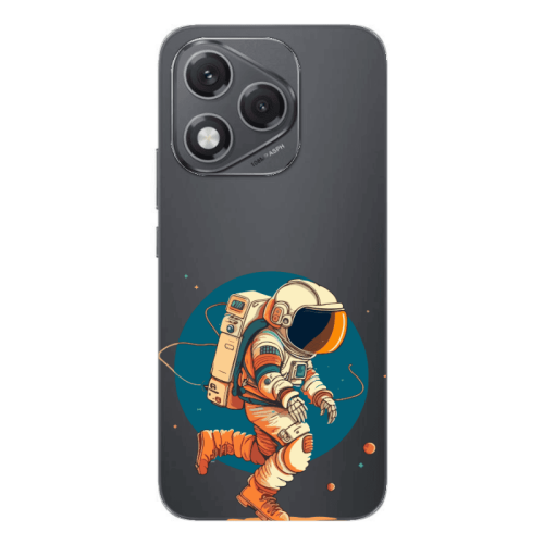 Honor 400 Lite Run Space Transparent Silicone TPU Θήκη