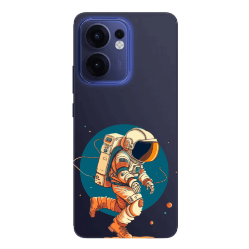 Oppo Reno13 FS Run Space Transparent Silicone TPU Θήκη