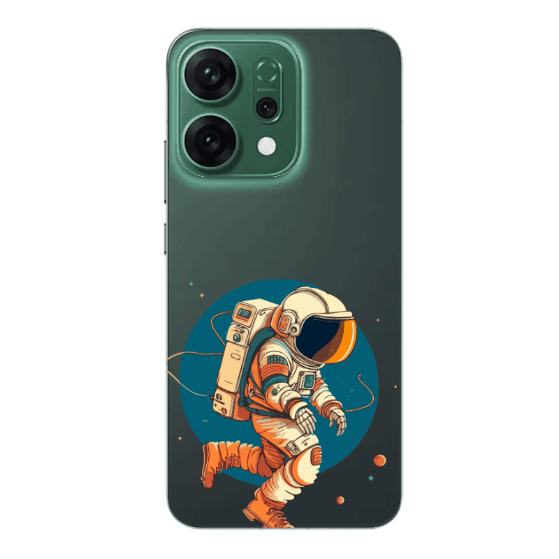 Oppo RENO 14 Run Space Transparent Silicone TPU Θήκη