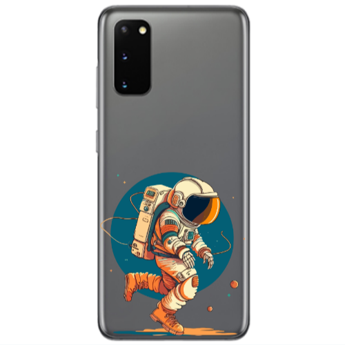 Samsung S20 Run Space Transparent Silicone TPU Θήκη