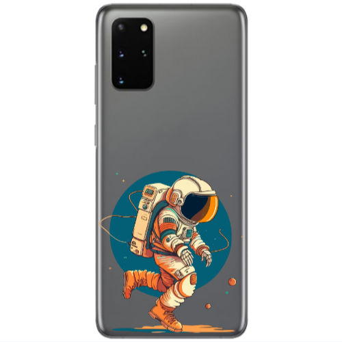 Samsung S20 Plus Run Space Transparent Silicone TPU Θήκη