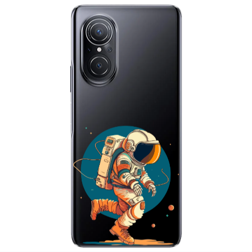 Huawei Nova 9 SE Run Space Transparent Silicone TPU Θήκη