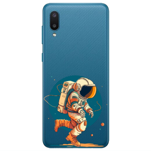 Samsung A02 Run Space Transparent Silicone TPU Θήκη
