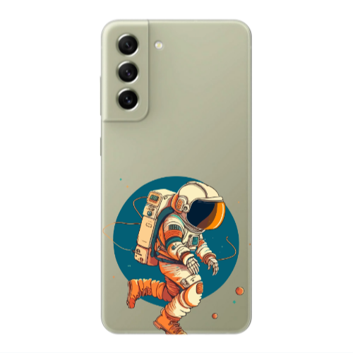 Samsung S21 PLUS Run Space Transparent Silicone TPU Θήκη