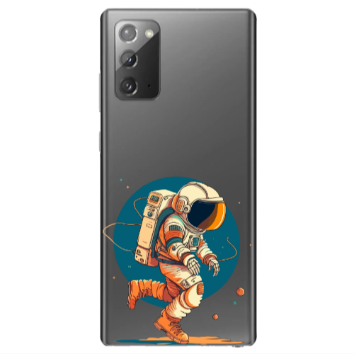 Samsung Note 20 Run Space Transparent Silicone TPU Θήκη