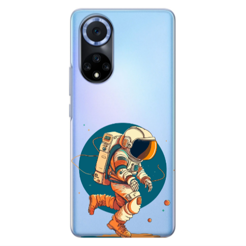 Huawei Nova 9 Run Space Transparent Silicone TPU Θήκη