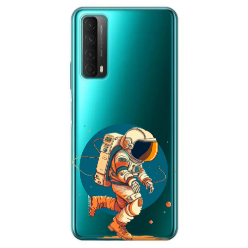 Huawei P Smart 2021 Run Space Transparent Silicone TPU Θήκη
