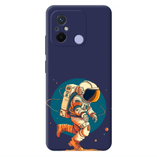 Xiaomi Redmi 12C Run Space Dark blue Colored Silicone TPU Θήκη