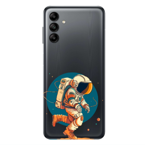 Samsung A13 5G Run Space Transparent Silicone TPU Θήκη