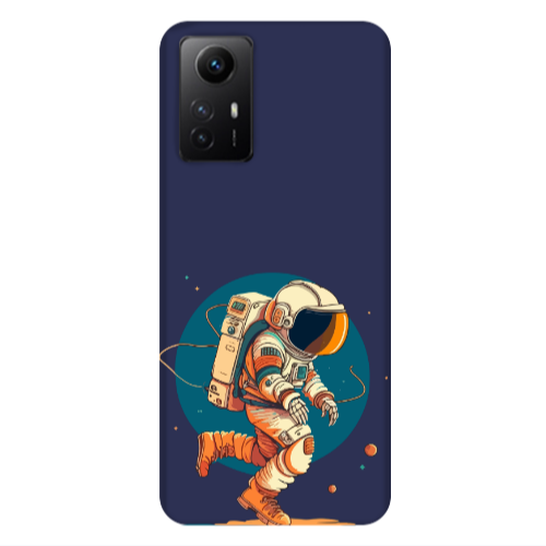 Xiaomi Redmi Note 12s Run Space Dark blue Colored Silicone TPU Θήκη