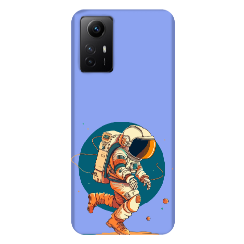 Xiaomi Redmi Note 12s Run Space Light Purple Colored Silicone TPU Θήκη