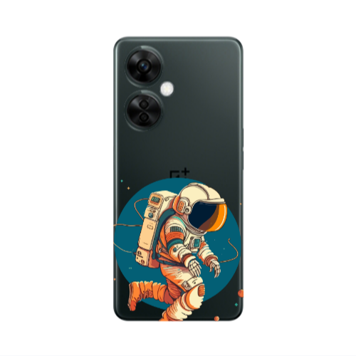 Oneplus Nord CE 3 Lite 5G Run Space Transparent Silicone TPU Θήκη
