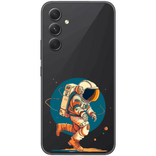Samsung Galaxy A25 Run Space Transparent Silicone TPU Θήκη