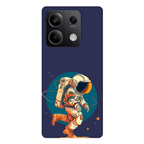 Xiaomi Redmi Note 13Pro 5G Run Space Dark blue Colored Silicone TPU Θήκη