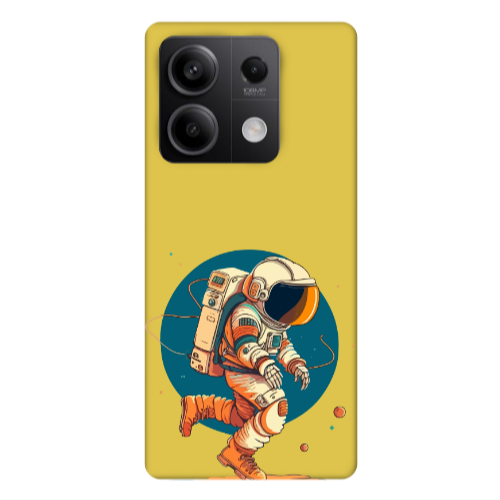 Xiaomi Redmi Note 13Pro 5G Run Space Yellow Colored Silicone TPU Θήκη