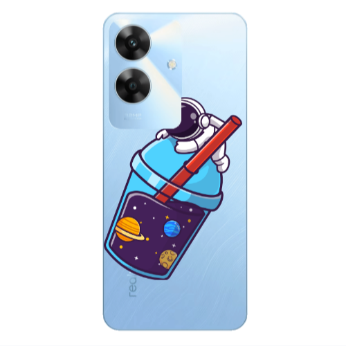 Realme Note 60 Longing in space Transparent Silicone TPU Θήκη