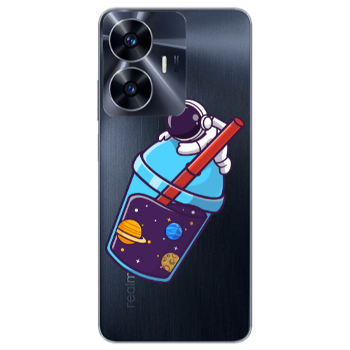 Realme Note 50 Longing in space Transparent Silicone TPU Θήκη