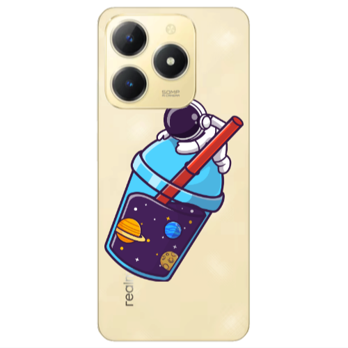 Realme C61 Longing in space Transparent Silicone TPU Θήκη