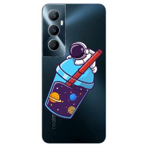 Realme C65 Longing in space Transparent Silicone TPU Θήκη
