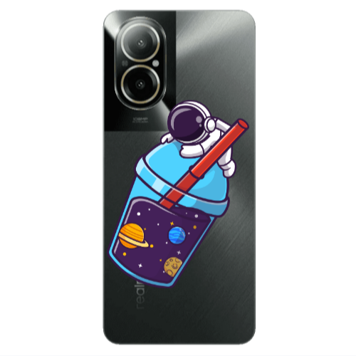 Realme C67 Longing in space Transparent Silicone TPU Θήκη