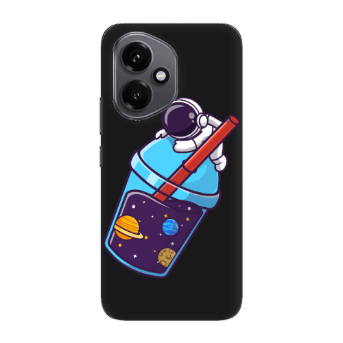 Honor Magic 400 Longing in space Black Colored Silicone TPU Θήκη