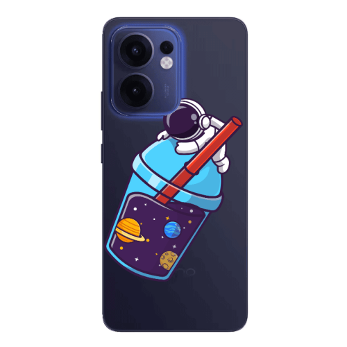 Oppo Reno 13 F Longing in space Transparent Silicone TPU Θήκη