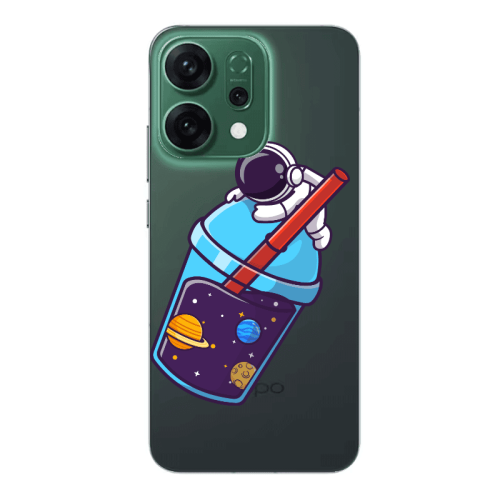 Oppo RENO 14 Longing in space Transparent Silicone TPU Θήκη